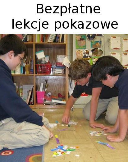 Bezpłatne lekcje pokazowe  język angielski i zajęcia matematyczno-przyrodnicze